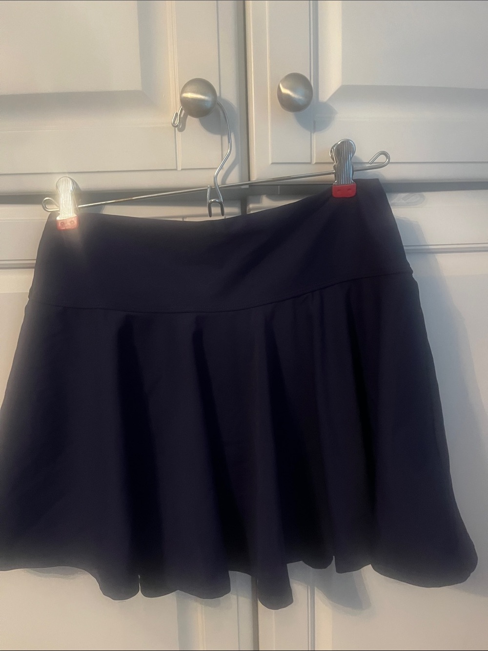 Women’s navy tennis Skirt - Classic Flared Style w/shorts